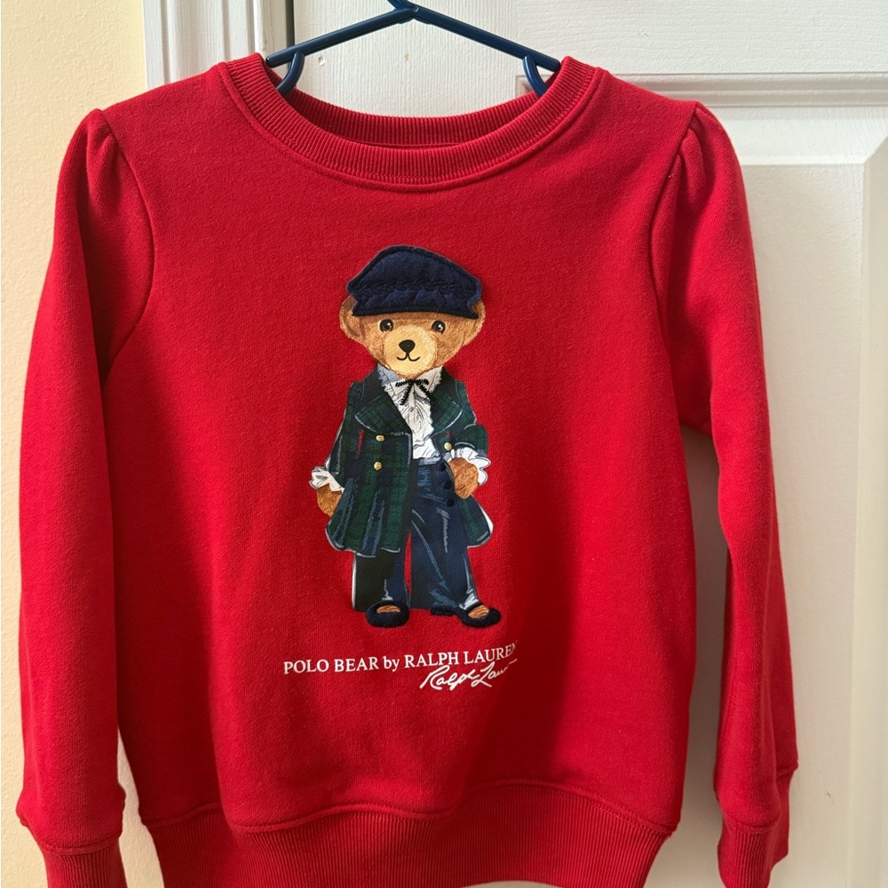 Polo by Ralph Lauren Red Bear Sweatshirt